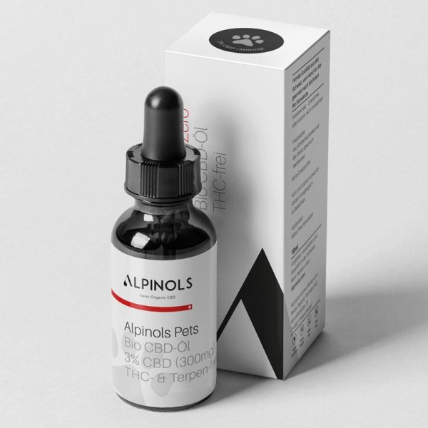 ALPINOLS CBD Öl 3% für Katzen - THC-Frei - 10ml