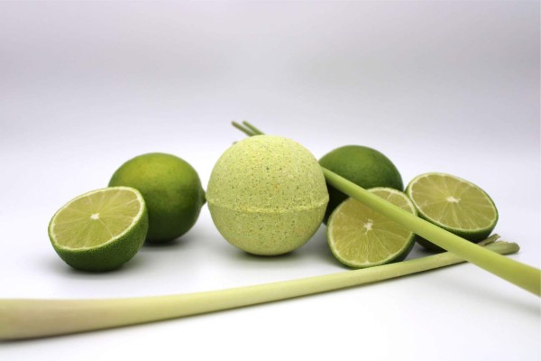 CBD Badekugel Zitronengras & Limette - Leafy